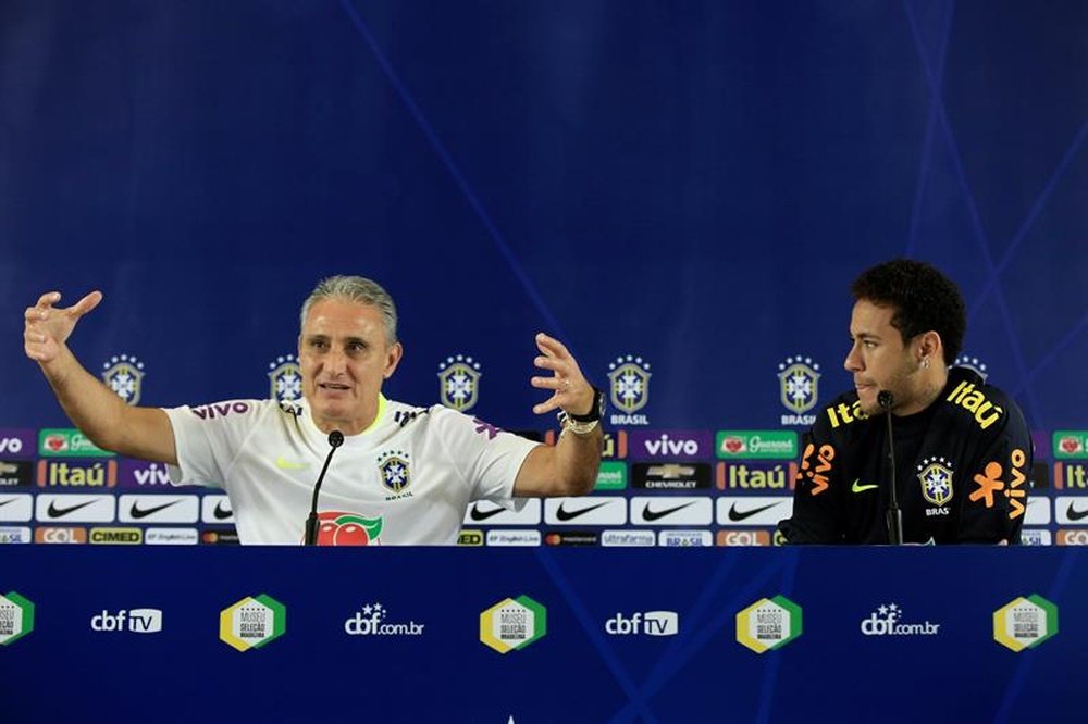 Tite has made it clear that he rates Neymar very highly. EFE