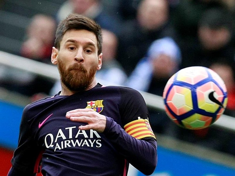 Ce n'est pas de la passion, mais de l'obsession envers Messi. EFE/Archive
