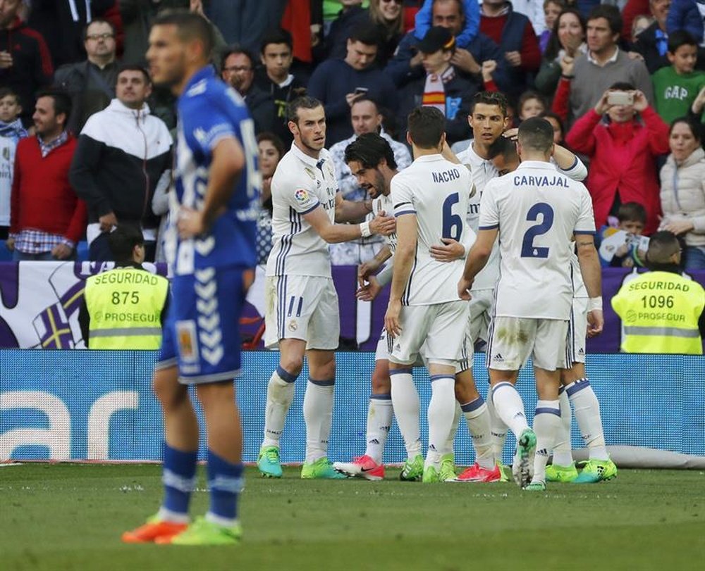 Le groupe du Real Madrid pour affronter Alavés en Liga. EFE