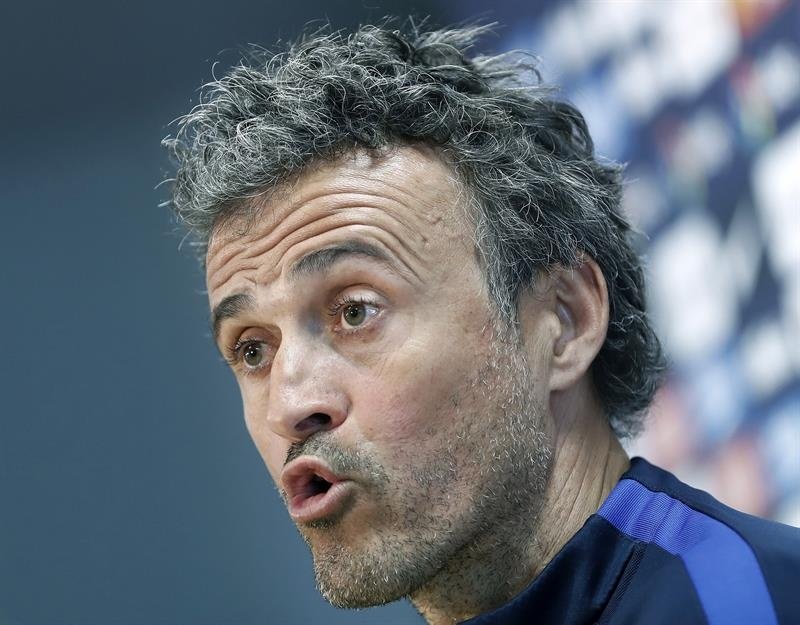 Luis Enrique will leave his post at Barcelona at the end of the season. EFE