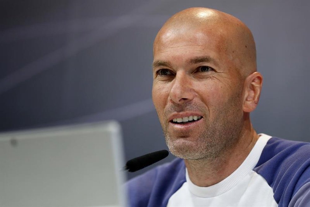 Zidane se muestra optimista. EFE