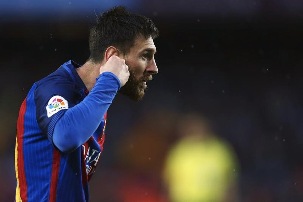 La renovación de Messi sigue en stand by. EFE