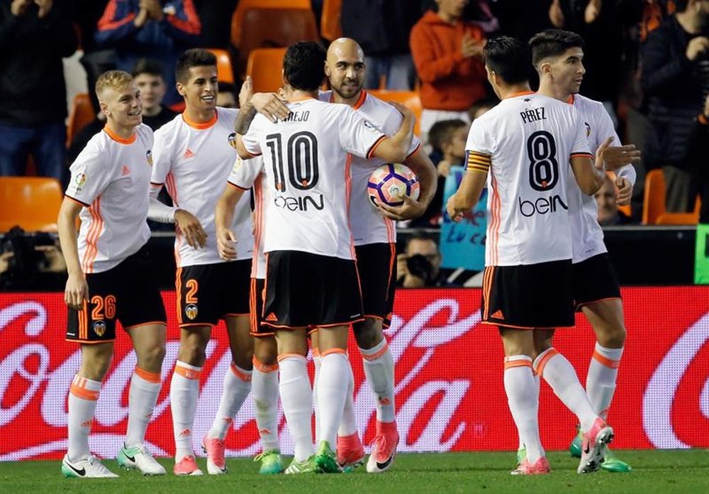 El Valencia ha vencido con una actuación destacable de sus canteranos. EFE