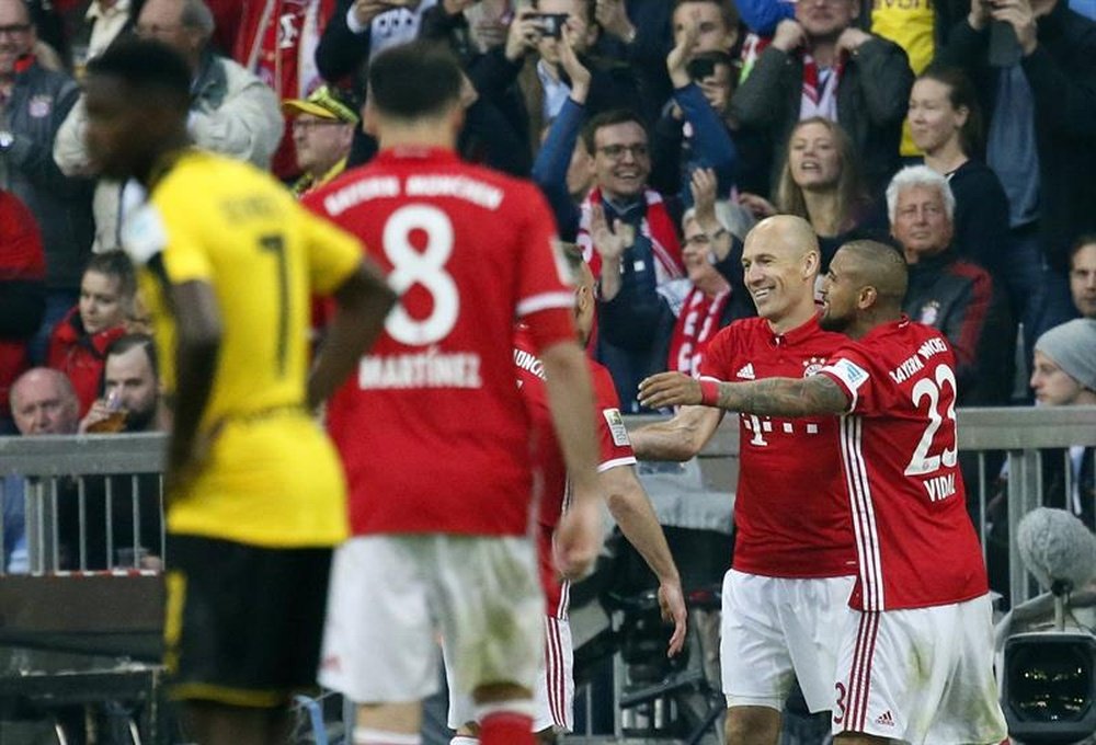 Robben: Bayern gave BVB no chance. EFE/EPA