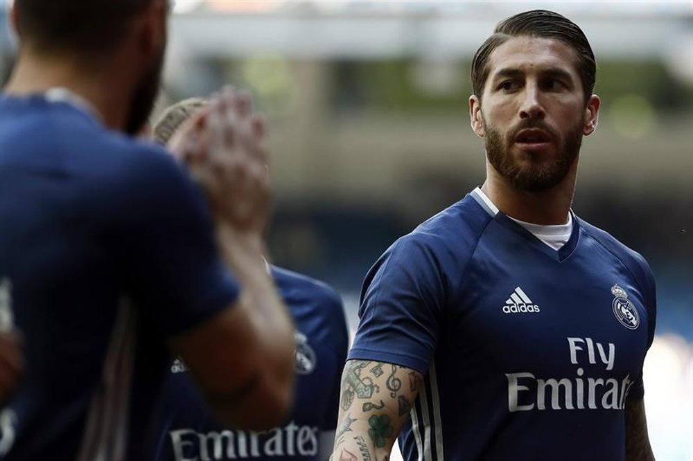 Sergio Ramos postou uma mensagem para as torcidas de ambos times. EFE/Arquivo