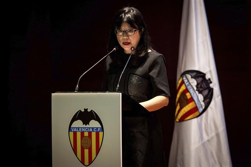 La désormais ex-présidente de Valence, LayHoon Chan. EFE
