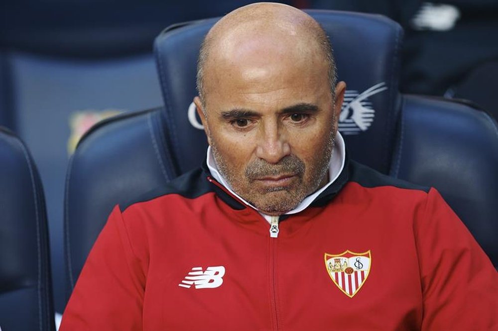 Jorge Sampaoli lors d'un match de Liga. EFE