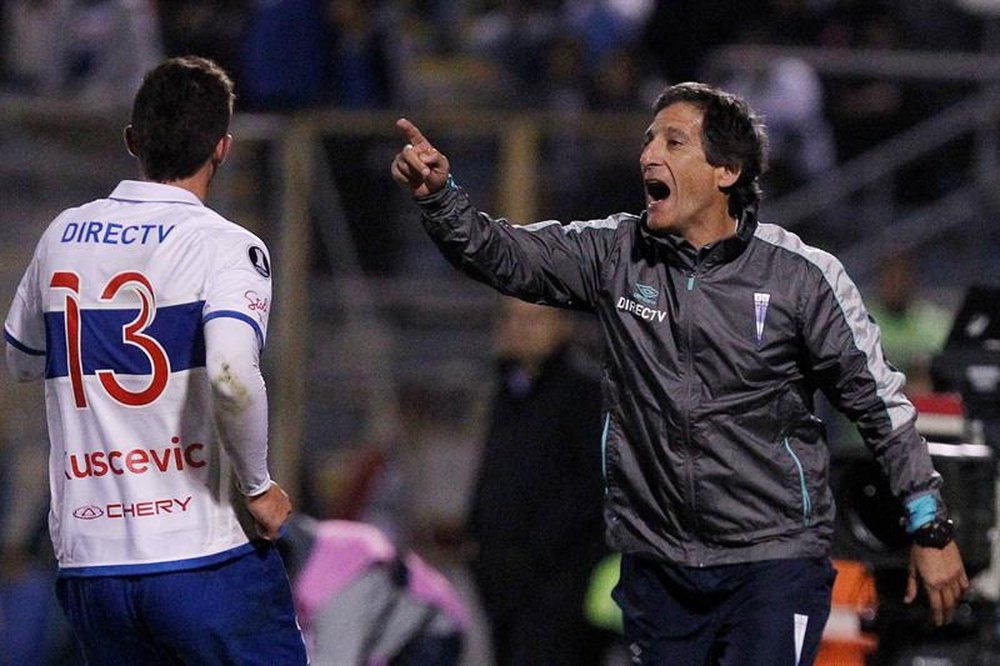 Universidad Católica y San Lorenzo no pasaron del empate en suelo chileno. EFE