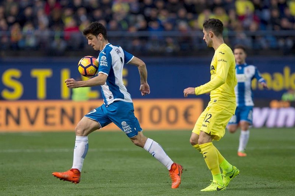 Álvaro quiere que el Villarreal recupere su mejor momento. EFE