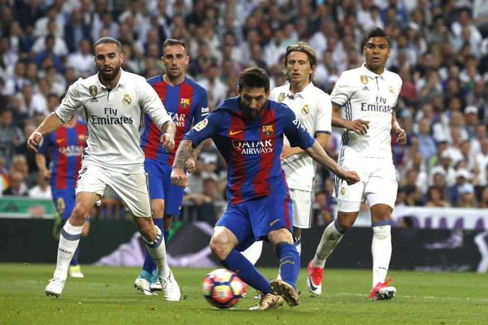 Messi é o melhor marcador da história do clube. EFE