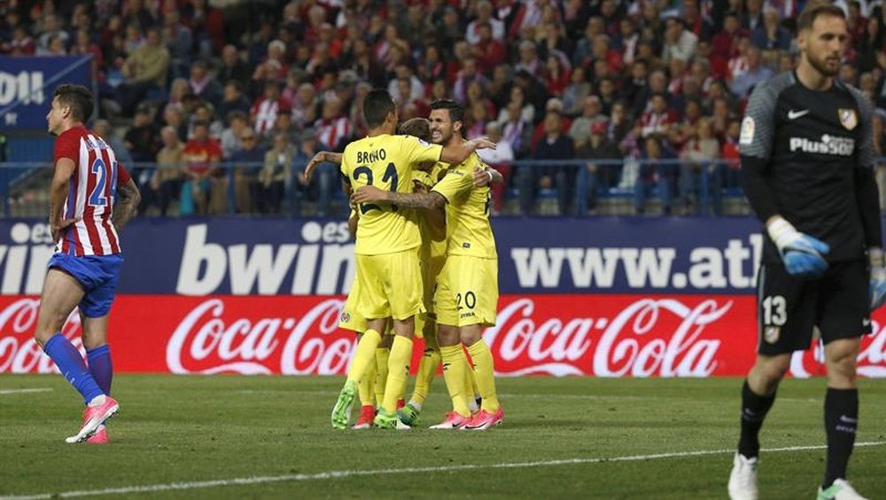 El Villarreal venció al Atlético este martes. EFE