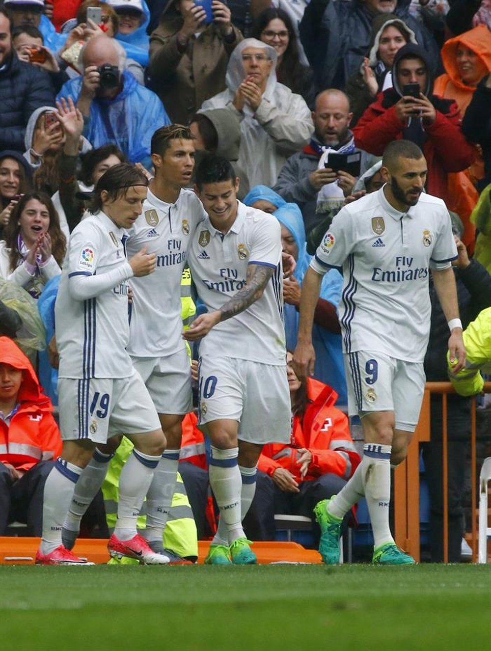 Cristiano se reencontró con el gol en Liga ante el Valencia. EFE