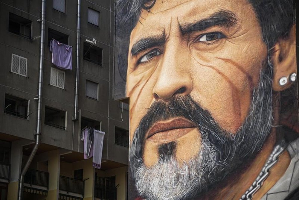 La película contará cómo Maradona se convirtió en un símbolo para la ciudad italiana. EFE/Archivo