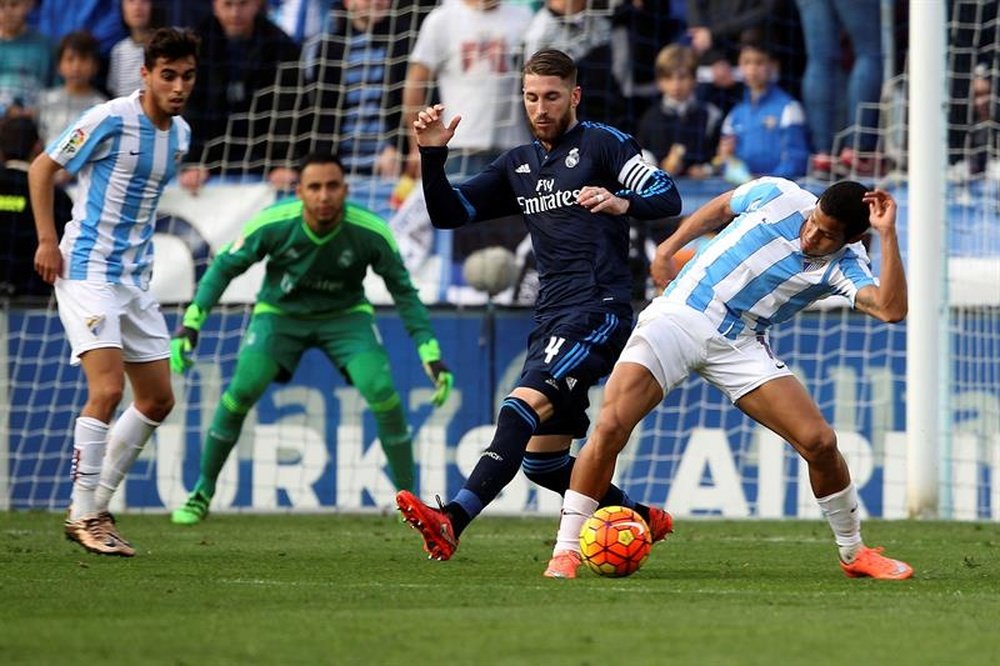 Sergio Ramos et son équipe seront prudents à Malaga. EFE