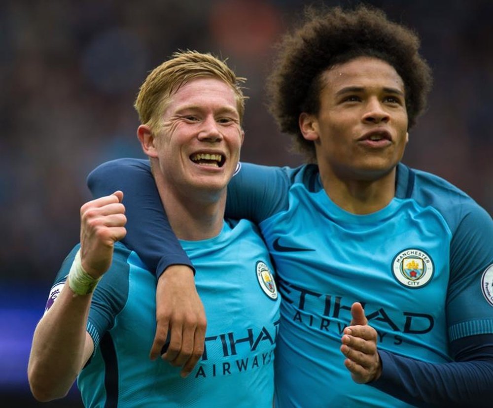 De Bruyne is in line for a new contract at the Etihad. EFE/EPA