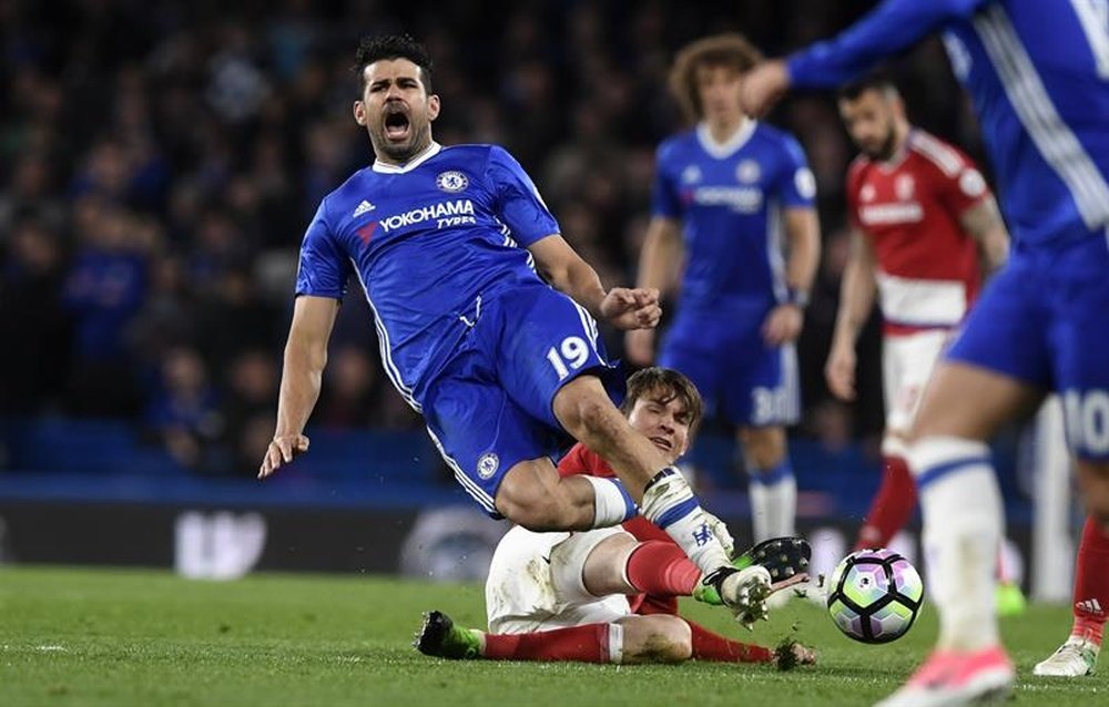 El Chelsea podría multar a Diego Costa. EFE