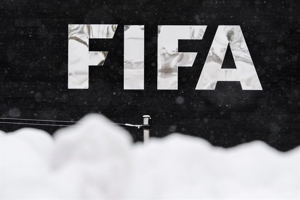 Logo de la FIFA à Zurich. EFE
