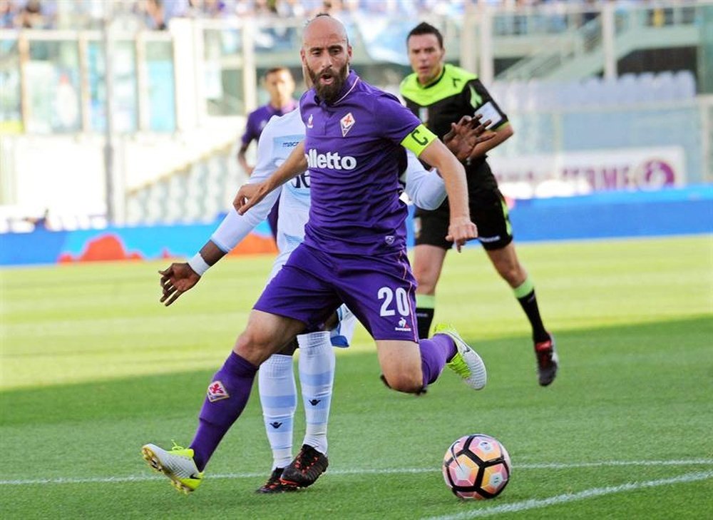 Borja Valero podría terminar en el Inter. AFP