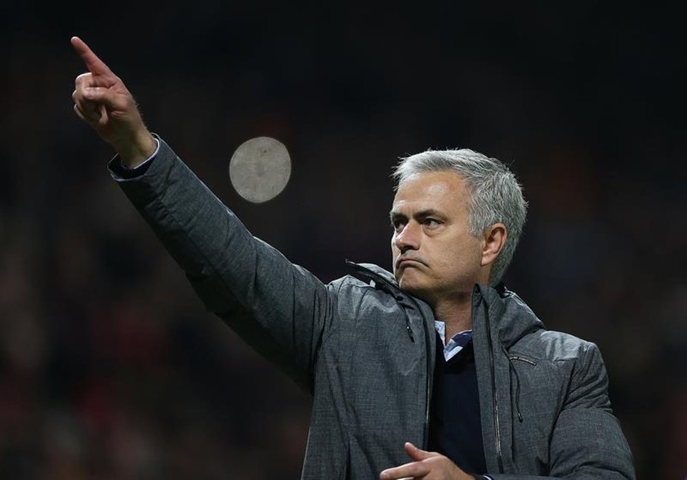 Mourinho is eager to take United to the top. EFE/Archivo