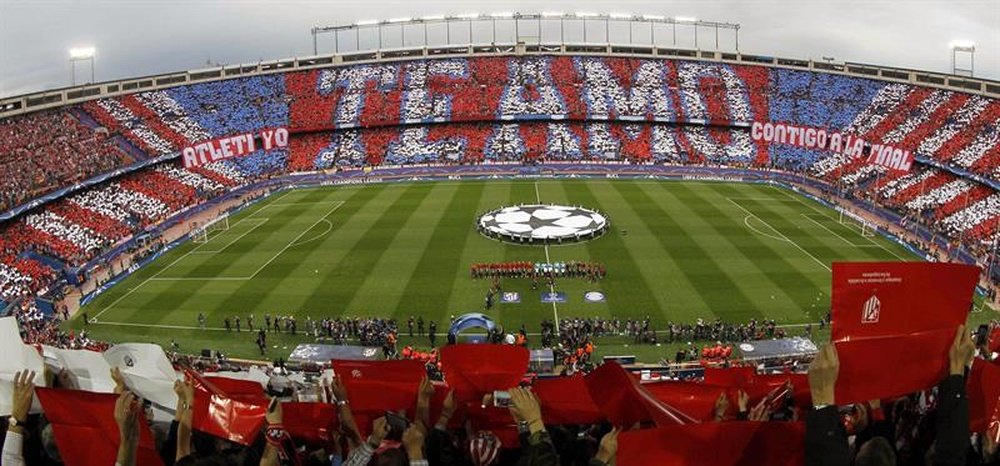 El Atlético jugará este domingo su último partido en el Vicente Calderón. EFE/Archivo
