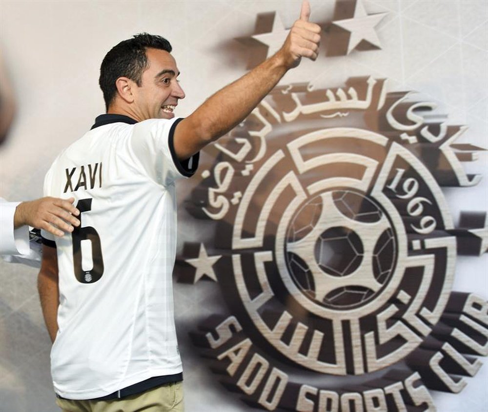 Xavi poderá assumir o comando técnico do Qatar no futuro. EFE