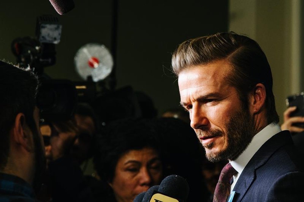 David Beckham say the triumph brings a little happiness at a difficult time. EFE/Archivo