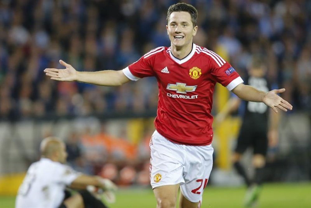 Ander Herrera, midfielder, was announced as fans' player of the year. EFE/Archivo