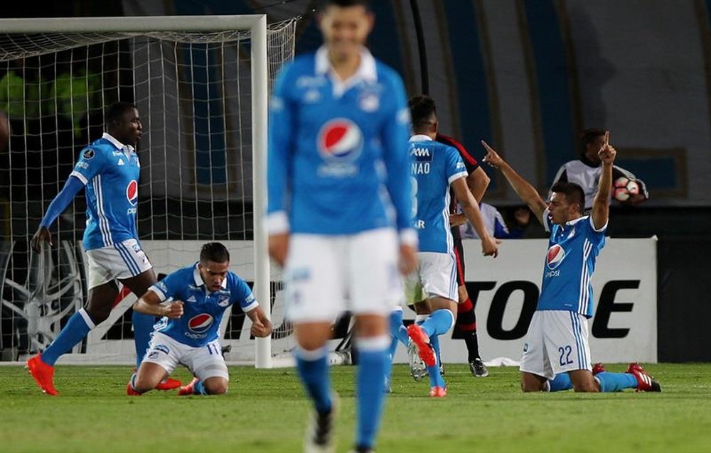 Millonarios ha visto aplazado su partido contra Huila. EFE/Archivo