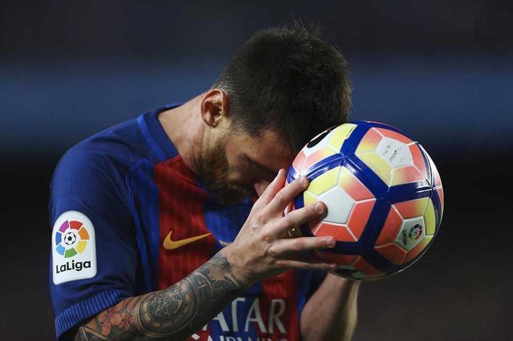 Lionel Messi a terminé la saison comme meilleur buteur de LaLiga. EFE