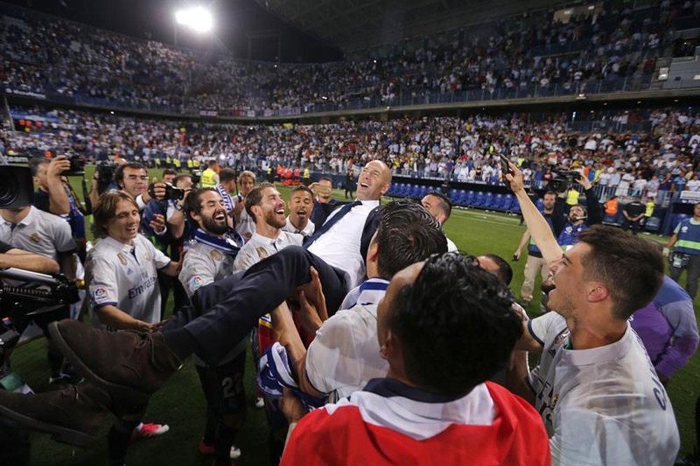 Zidane quiere la Liga de nuevo. EFE