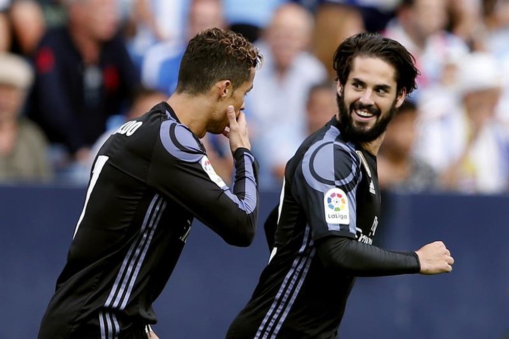 Isco has linked up well with Ronaldo. EFE