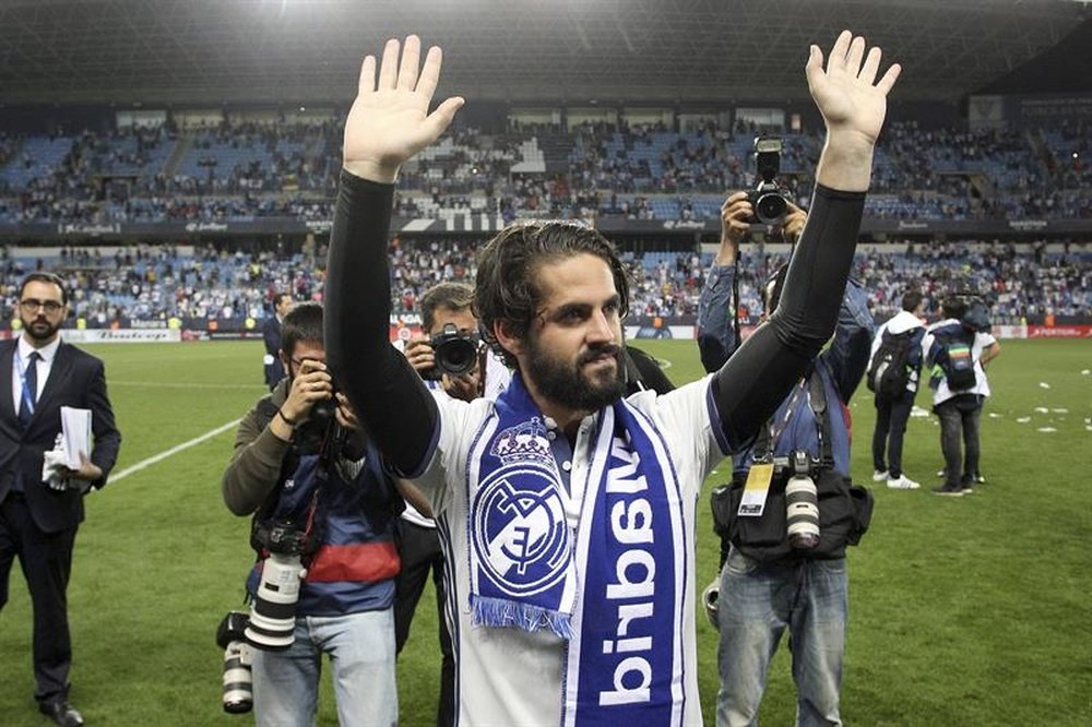 Isco a fait une passe décisive contre Malaga. EFE