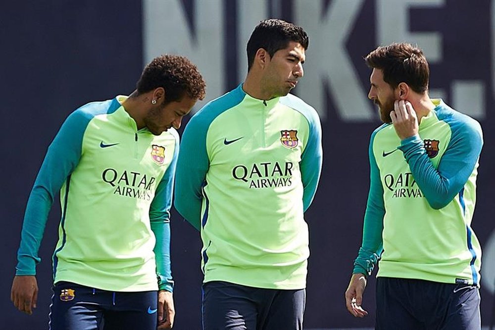 Neymar, Suárez y Messi se llevan a las mil maravillas. EFE/Archivo