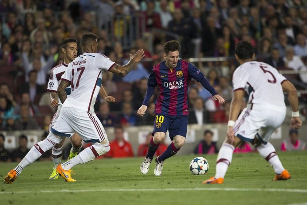 Lo que Messi le hizo a Boateng, inolvidable. EFE