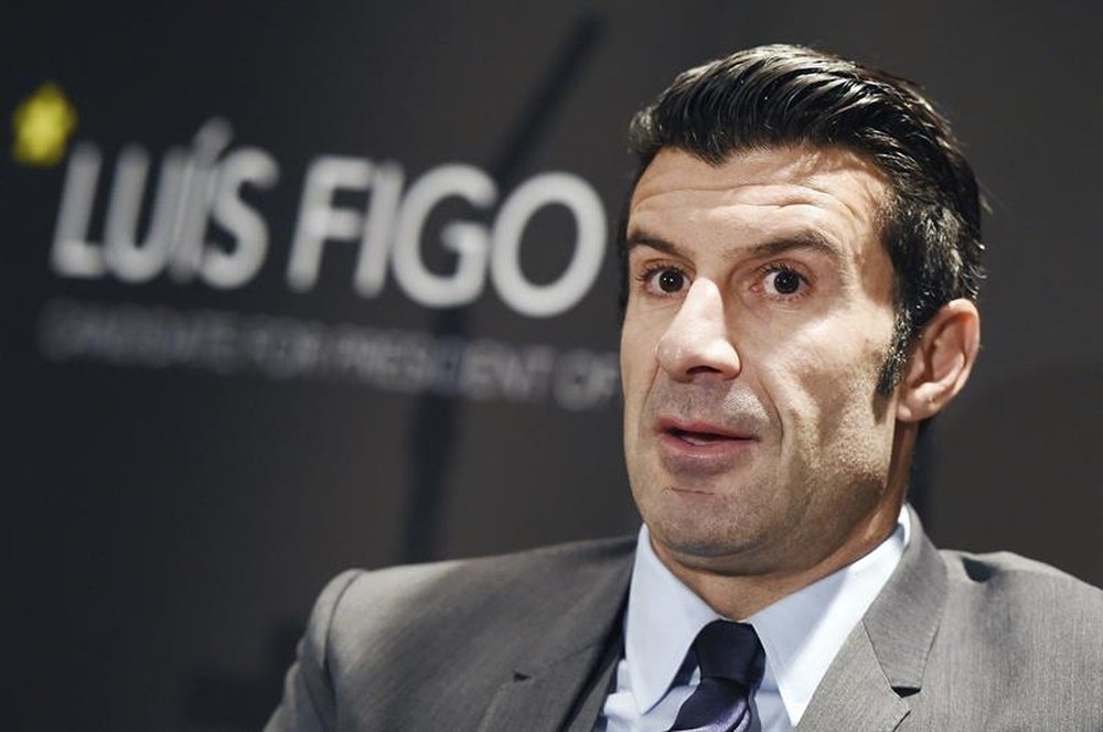 Figo é agora conselheiro do presidente da UEFA. EFE/Archivo