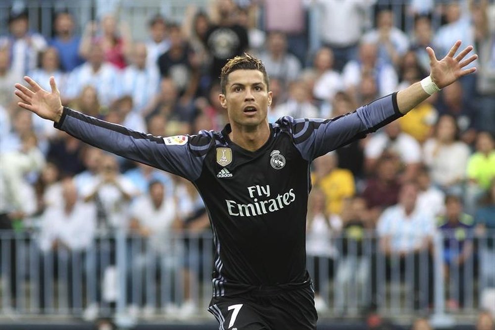 L'attaquant du Real Madrid, Cristiano Ronaldo. EFE