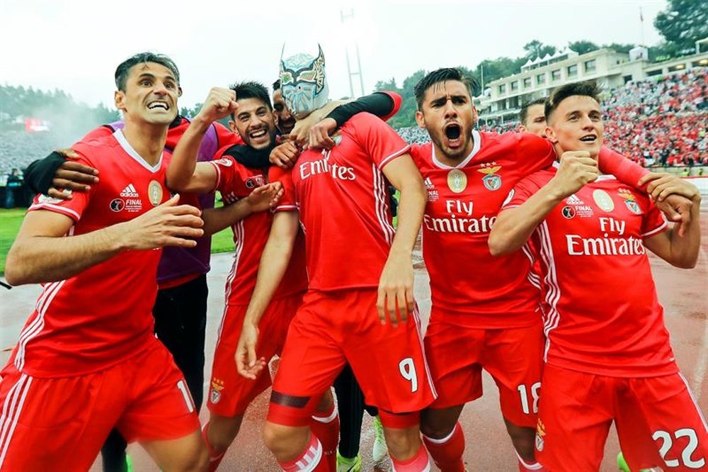 Benfica Lisbon won the Portuguese Cup. EFE/EPA