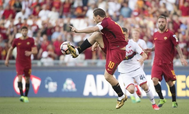 La Roma también homenajea a Totti con victoria y subcampeonato