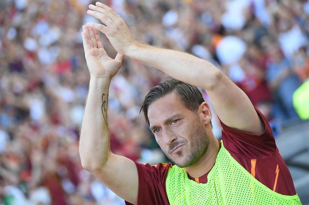 Totti ha confirmado su vinculación a la Roma. EFE/EPA/Archivo