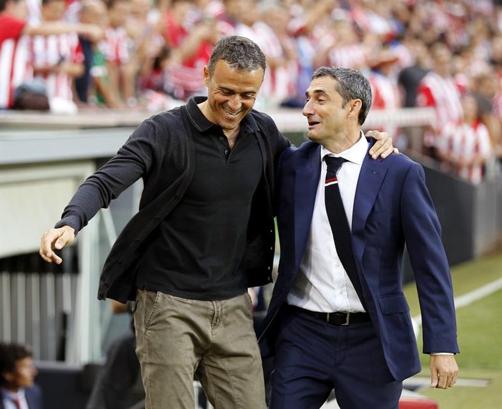 Valverde le ha cambiado la cara totalmente al Barcelona de Luis Enrique. EFE/Archivo