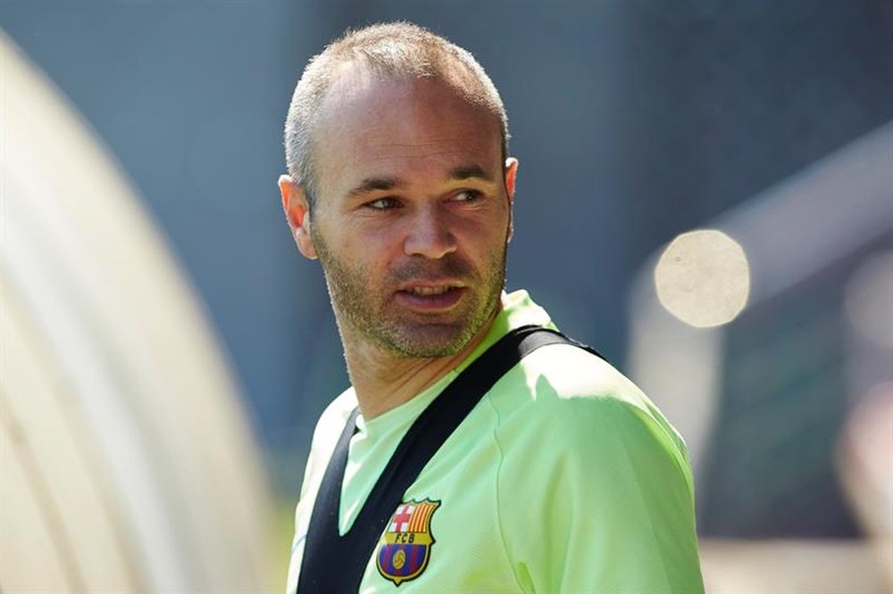 Andres Iniesta's Bercelona career could be coming to an end. EFE/Archivo