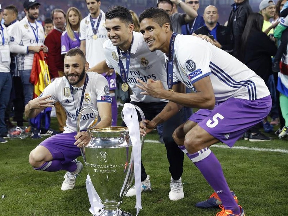 Benzema se creció tras el título de la Champions League. EFE