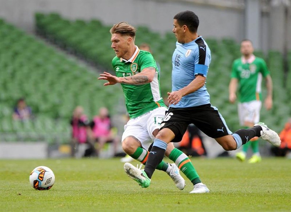 Jeff Hendrick has struggled recently for the Republic for Ireland. EFE/EPA