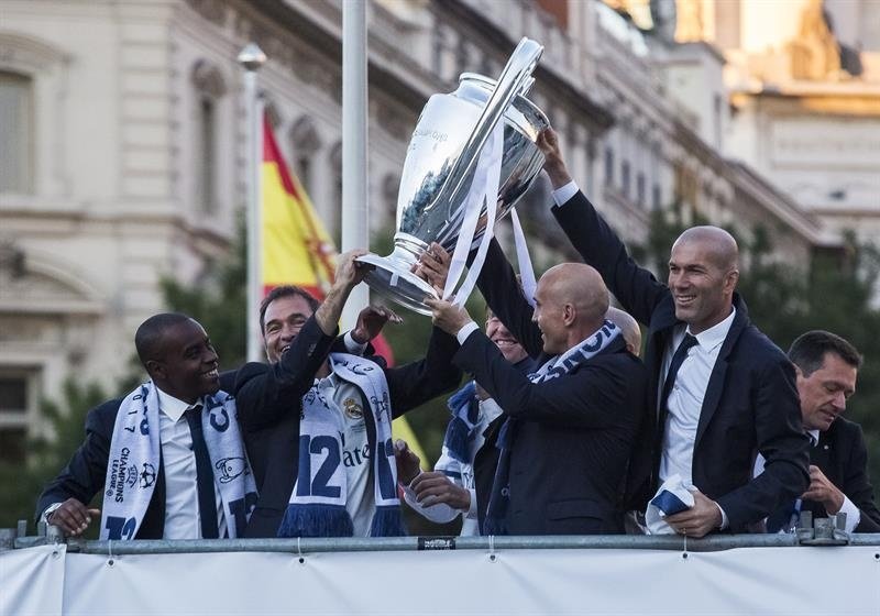 Zinedine Zidane: most valuable coach of Europe. EFE/Archivo