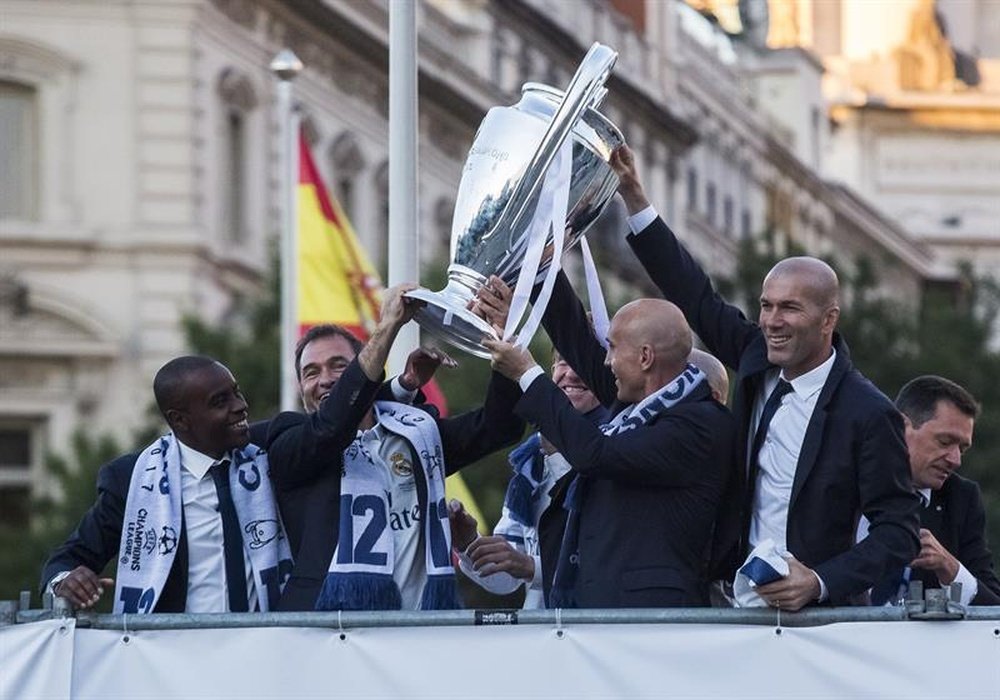 Zinedine Zidane: most valuable coach of Europe. EFE/Archivo
