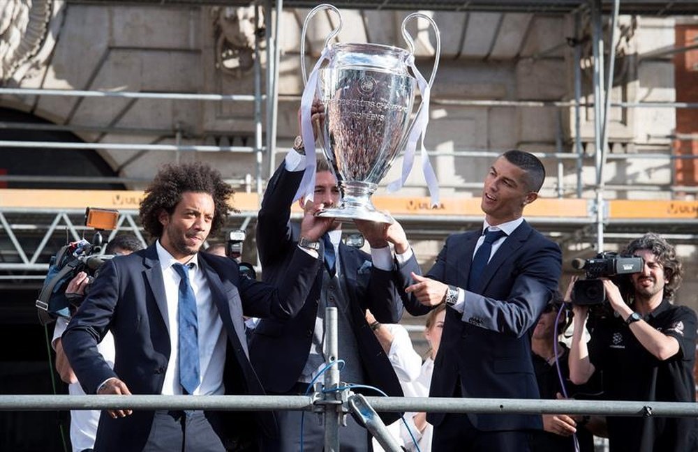 Marcelo y Cristiano son buenos amigos. EFE