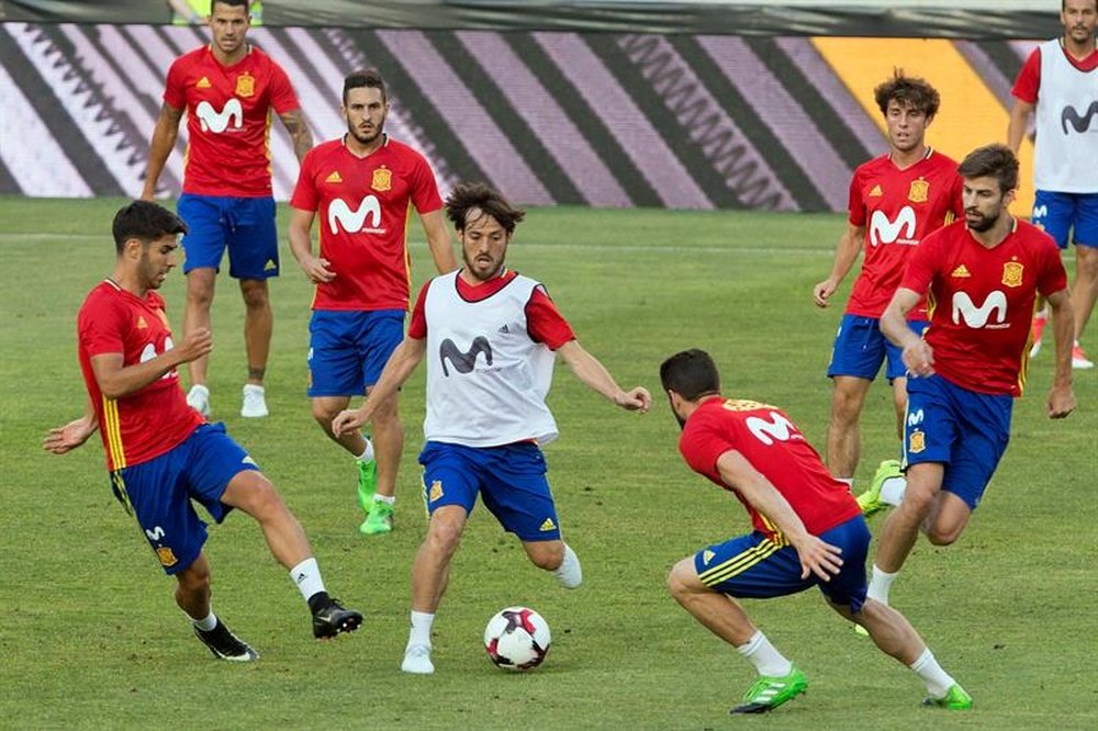 David Silva croit en sa sélection. EFE