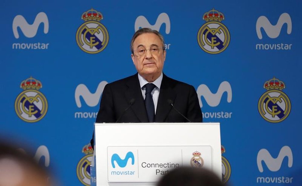 Florentino Perez could try to bring another household name to Real Madrid. EFE/Archivo