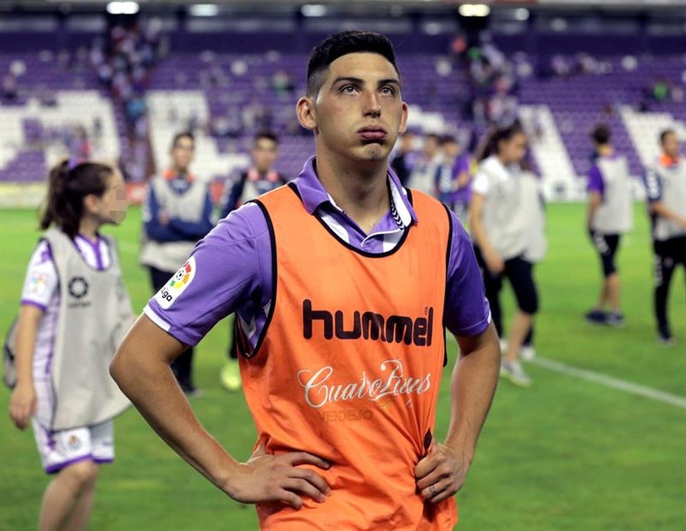 El ex del Valladolid está muy motivado por su llegada a Boca. EFE
