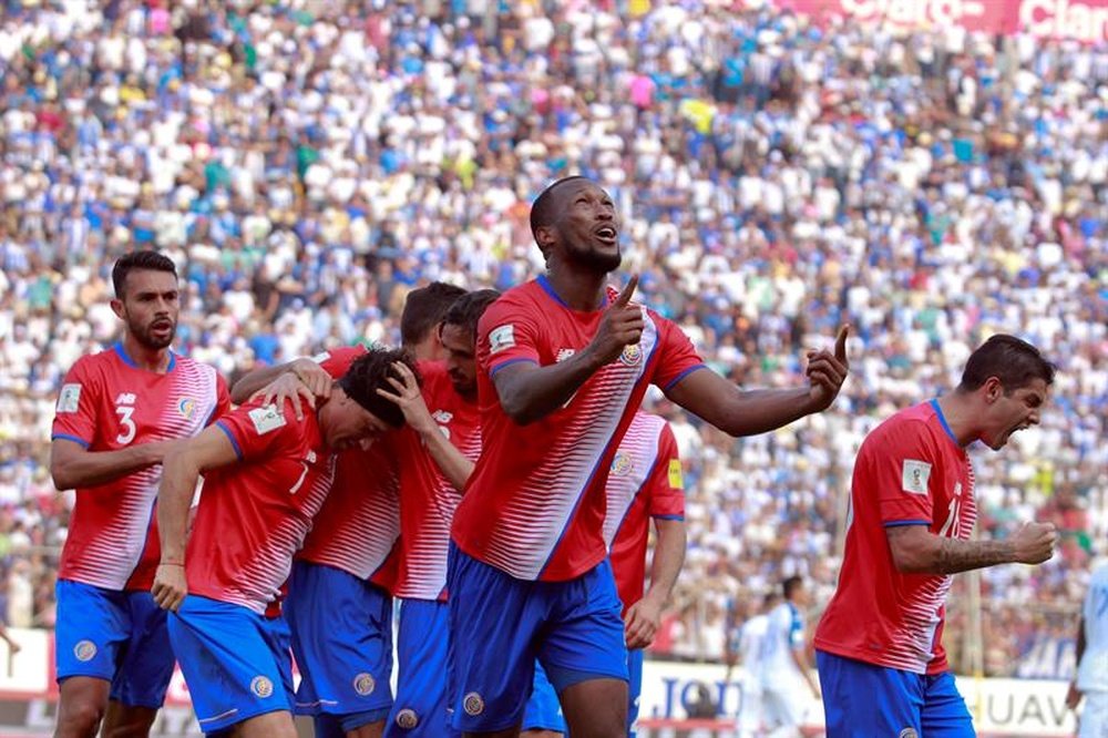 Costa Rica empató a cero ante Panamá. EFE/Archivo